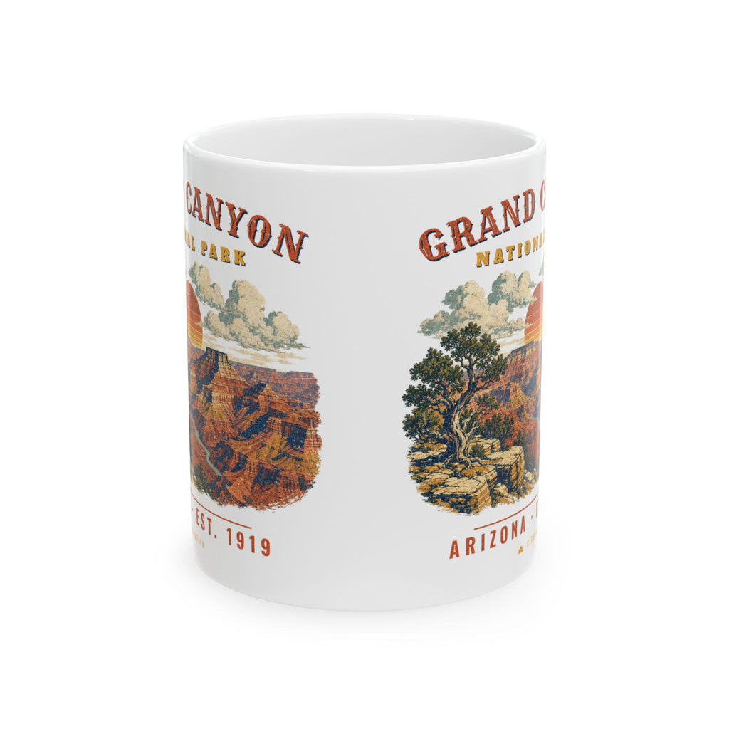 Grand Canyon National Park Mug – Vintage South Rim 11oz Coffee Mug – Landscape