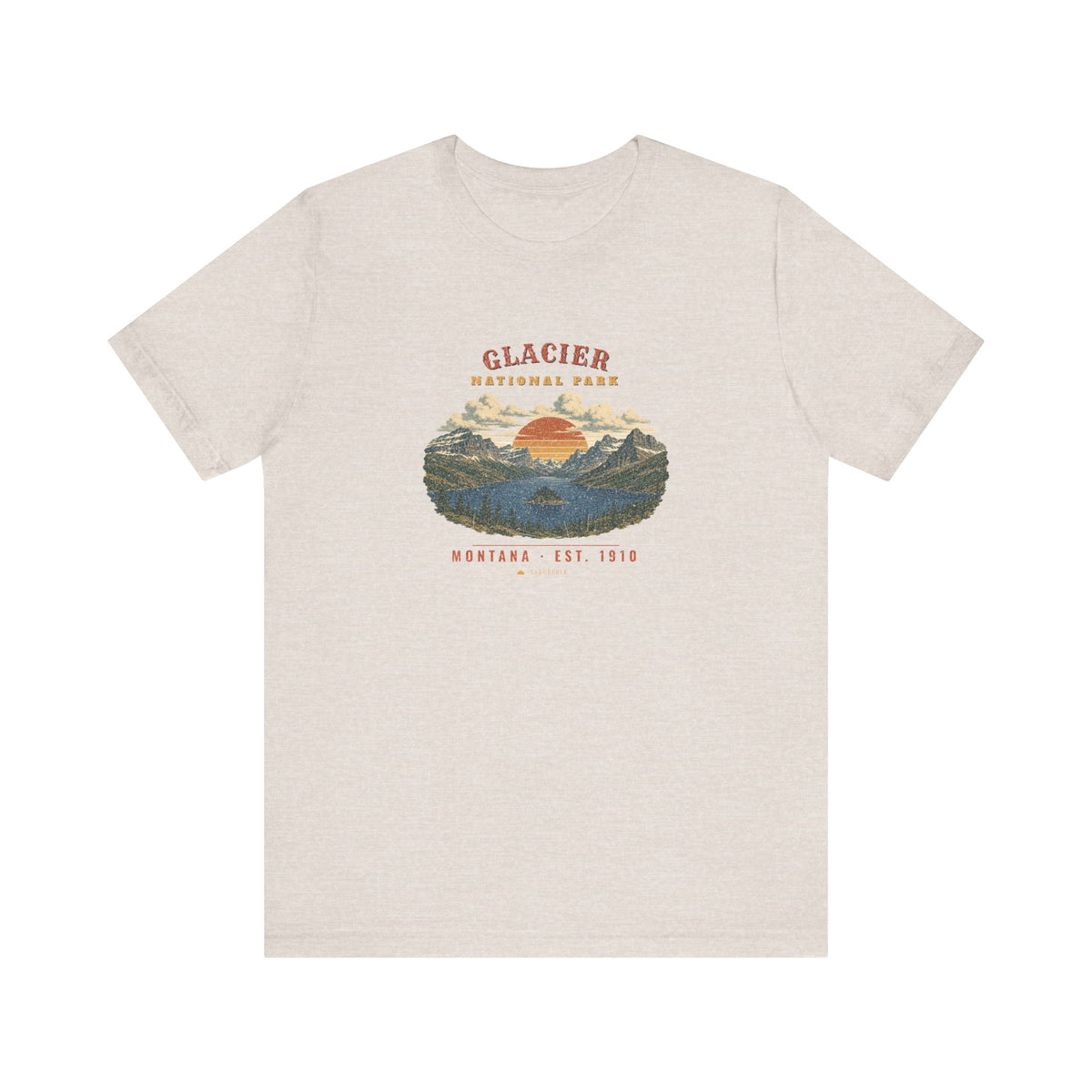 Glacier National Park T-Shirt – Vintage St. Mary Lake Tee – Landscape