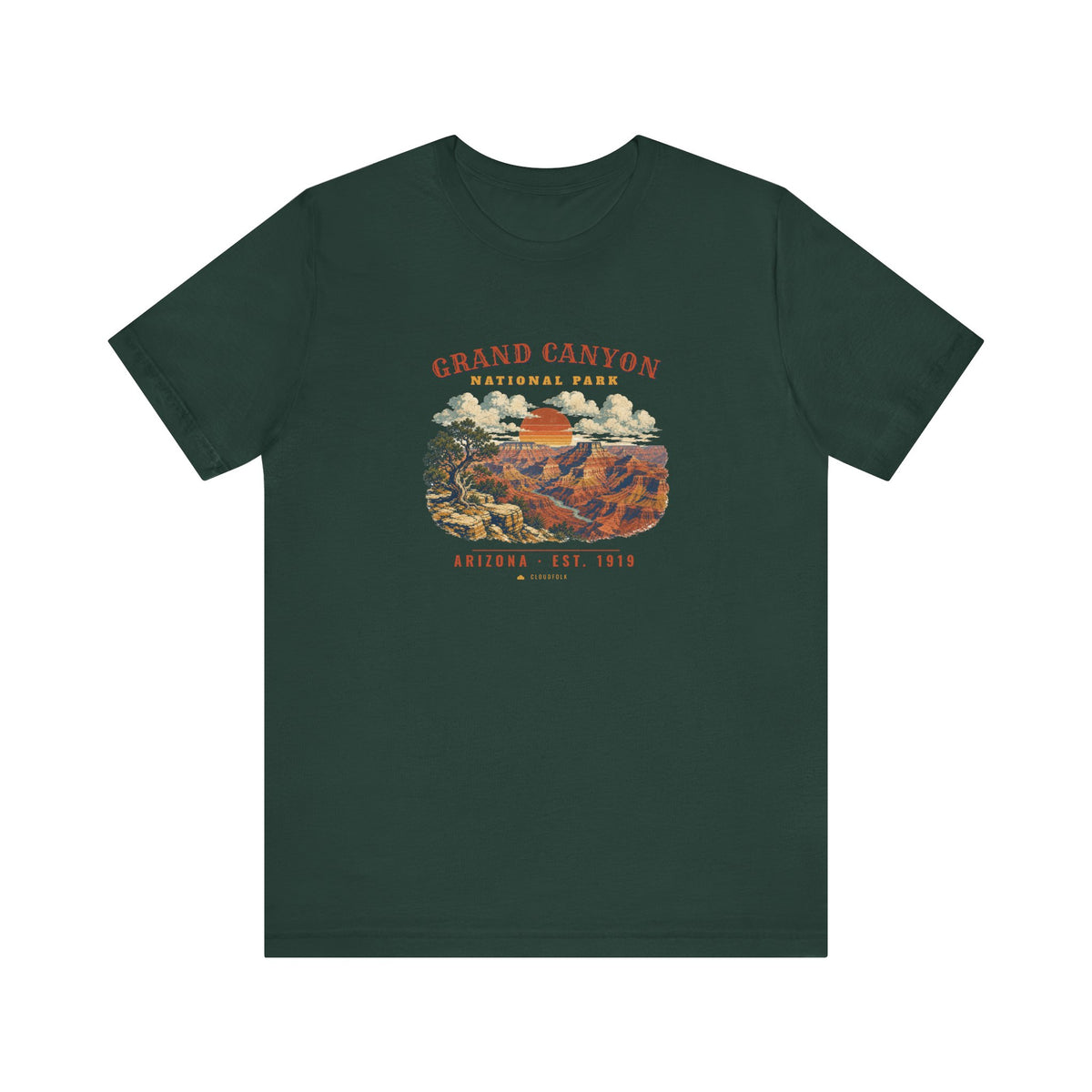 Grand Canyon National Park T-Shirt – Vintage South Rim Tee – Landscape
