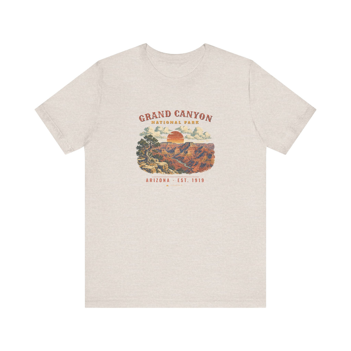 Grand Canyon National Park T-Shirt – Vintage South Rim Tee – Landscape