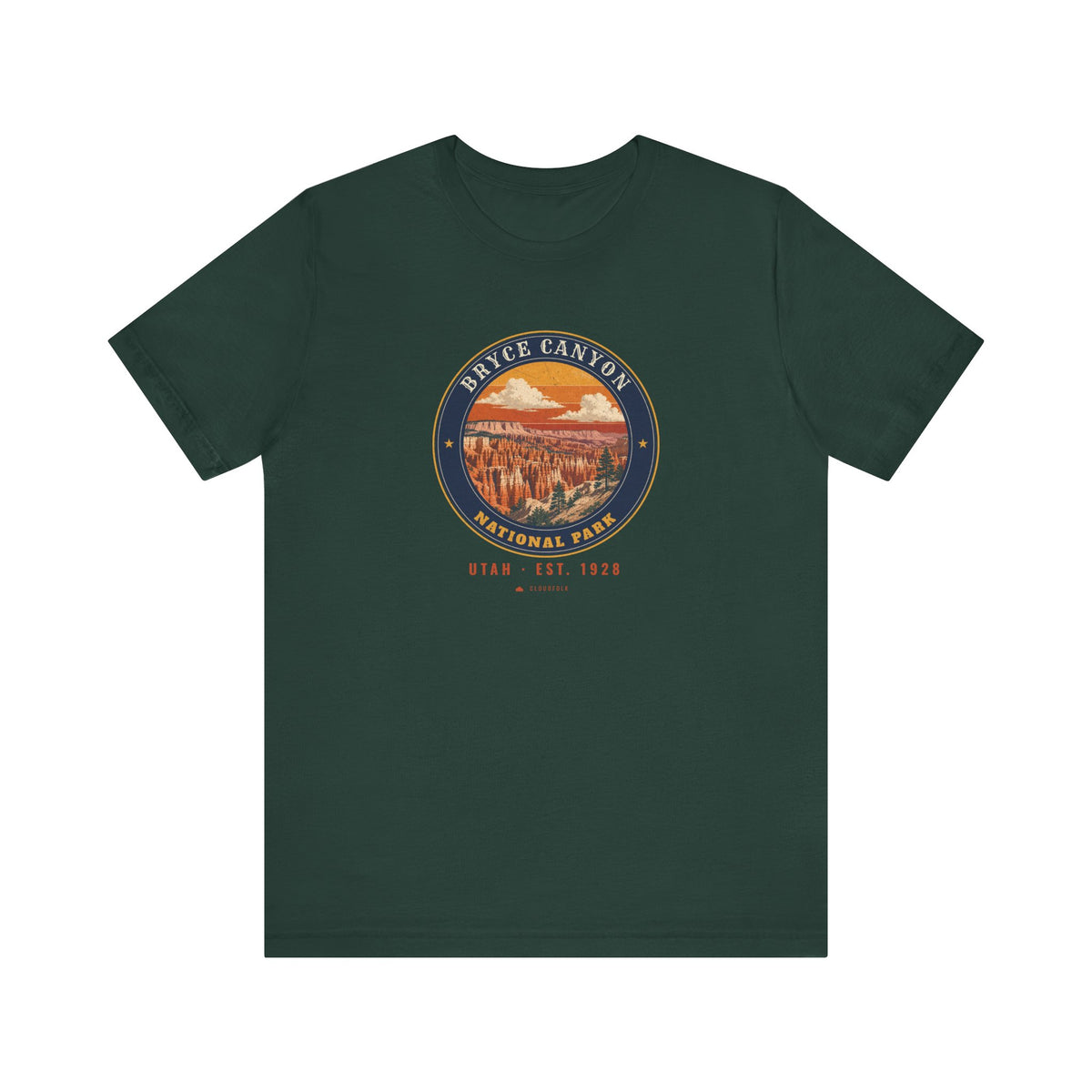 Bryce Canyon National Park T-Shirt – Vintage Hoodoo Amphitheater Tee – Emblem