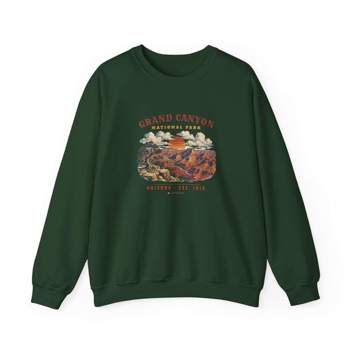 Grand Canyon National Park Sweatshirt – Vintage South Rim Crewneck – Landscape