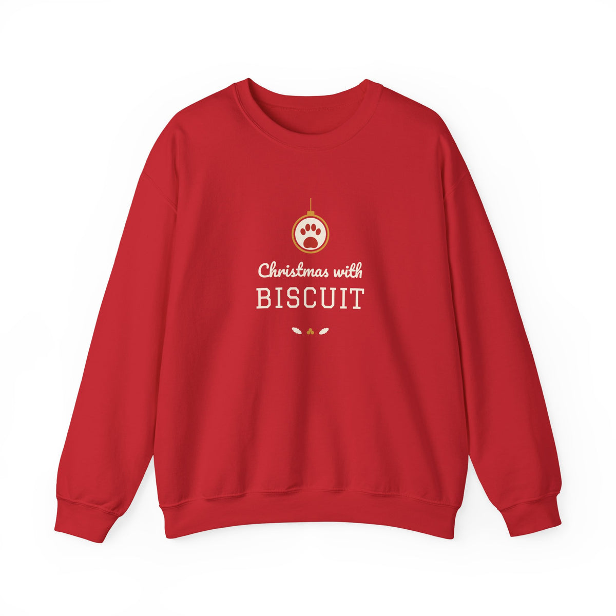 Custom Pet Name Christmas Sweatshirt, Personalized Dog or Cat Crewneck