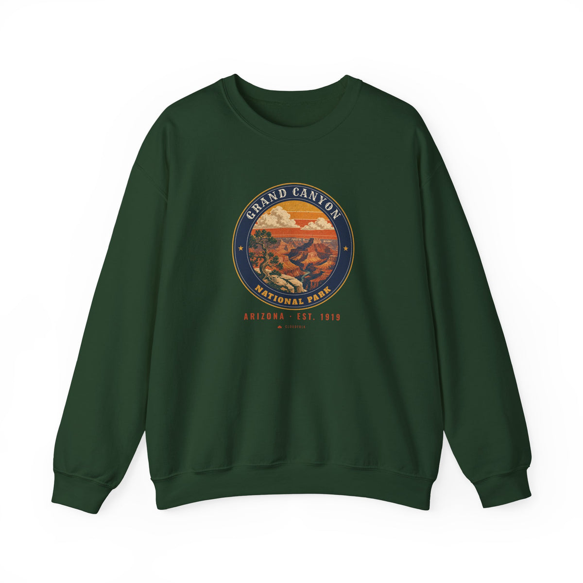Grand Canyon National Park Sweatshirt – Vintage South Rim Crewneck – Emblem