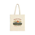 Grand Teton National Park Tote Bag – Vintage Teton Range Natural Canvas Tote – Landscape