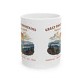 Great Smoky Mountains National Park Mug – Vintage Misty Ridges 11oz Coffee Mug – Landscape
