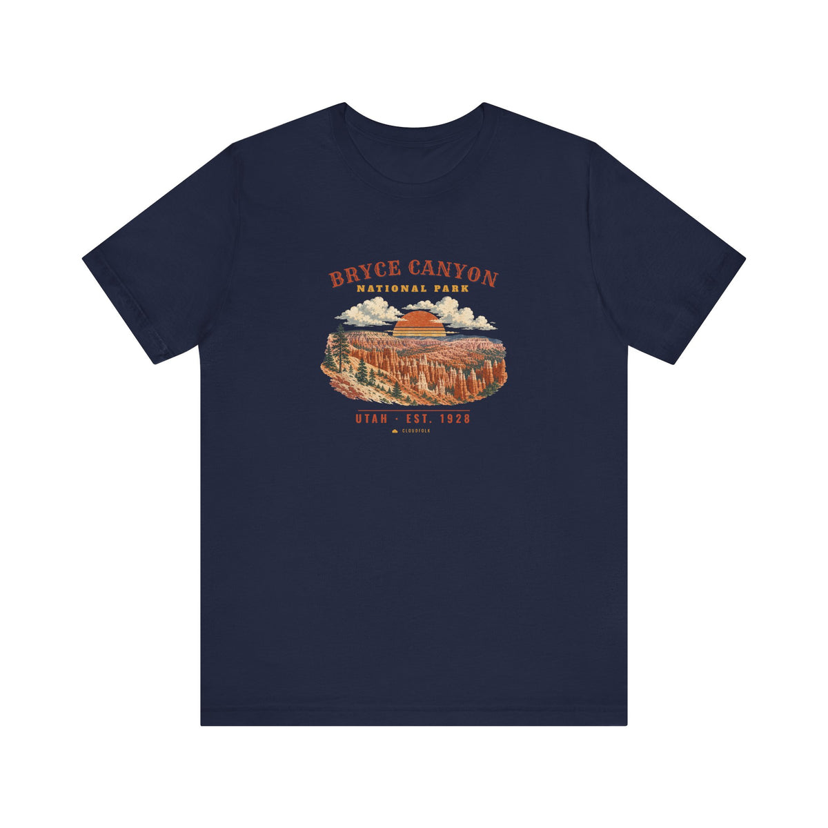 Bryce Canyon National Park T-Shirt – Vintage Hoodoo Amphitheater Tee – Landscape