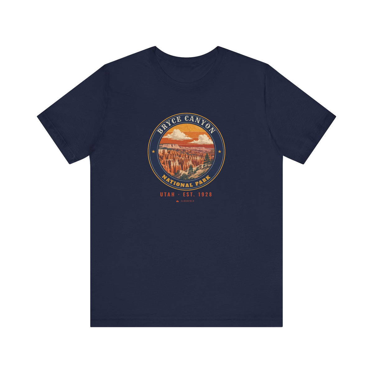Bryce Canyon National Park T-Shirt – Vintage Hoodoo Amphitheater Tee – Emblem