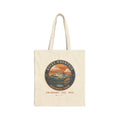 Rocky Mountain National Park Tote Bag – Vintage Longs Peak Natural Canvas Tote – Emblem