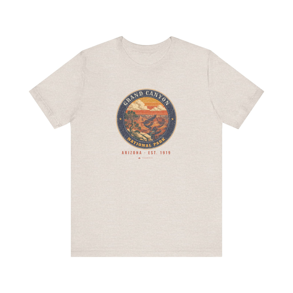 Grand Canyon National Park T-Shirt – Vintage South Rim Tee – Emblem