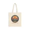 Grand Teton National Park Tote Bag – Vintage Teton Range Natural Canvas Tote – Emblem