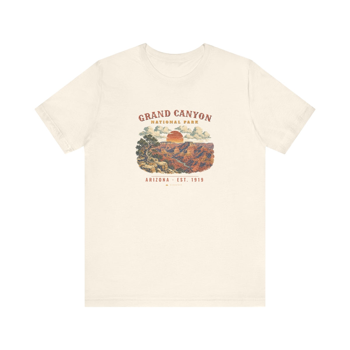 Grand Canyon National Park T-Shirt – Vintage South Rim Tee – Landscape