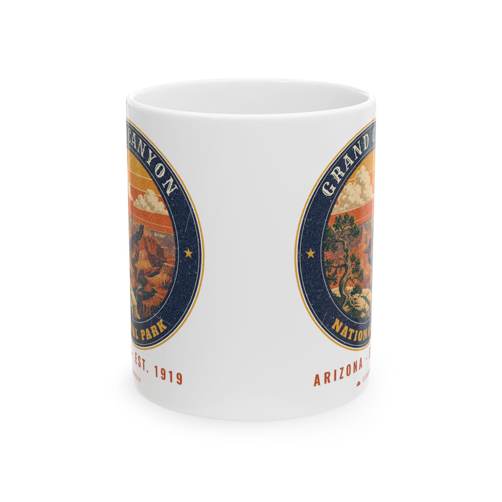 Grand Canyon National Park Mug – Vintage South Rim 11oz Coffee Mug – Emblem