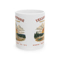 Yellowstone National Park Mug – Vintage Geyser Basin 11oz Coffee Mug – Landscape