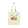 Yellowstone National Park Tote Bag – Vintage Geyser Basin Natural Canvas Tote – Landscape