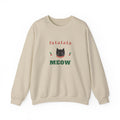 Funny Cat Christmas Sweatshirt, Fa La La La Meow Holiday Crewneck