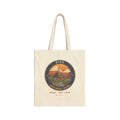 Zion National Park Tote Bag – Vintage The Watchman Natural Canvas Tote – Emblem