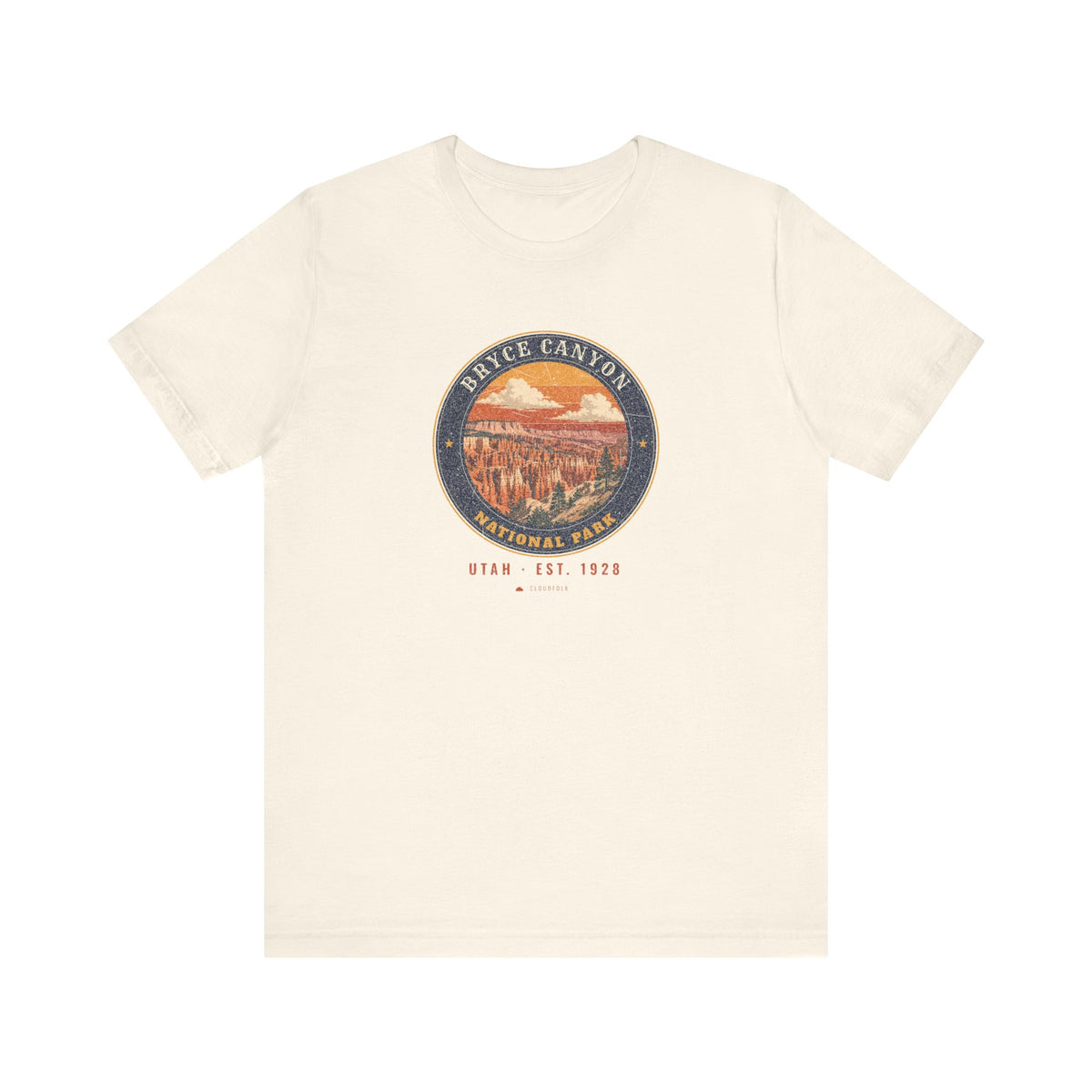 Bryce Canyon National Park T-Shirt – Vintage Hoodoo Amphitheater Tee – Emblem