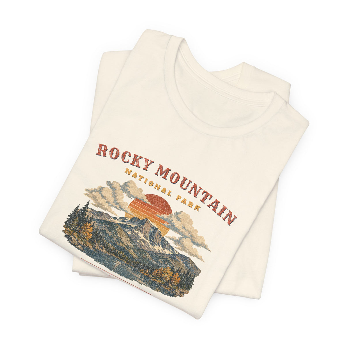 Rocky Mountain National Park T-Shirt – Vintage Longs Peak Tee – Landscape
