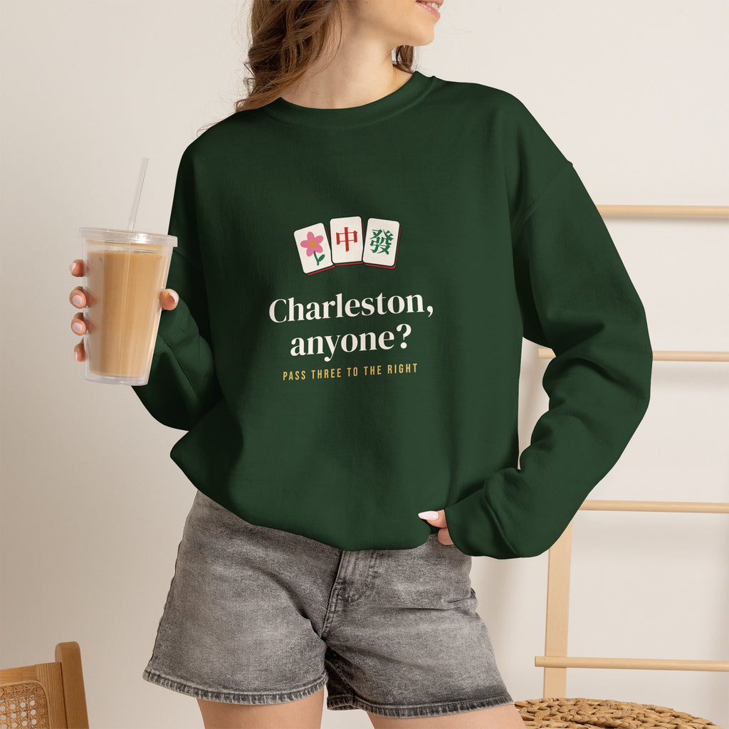Charleston anyone mahjong sweatshirt, photo 4 of 4