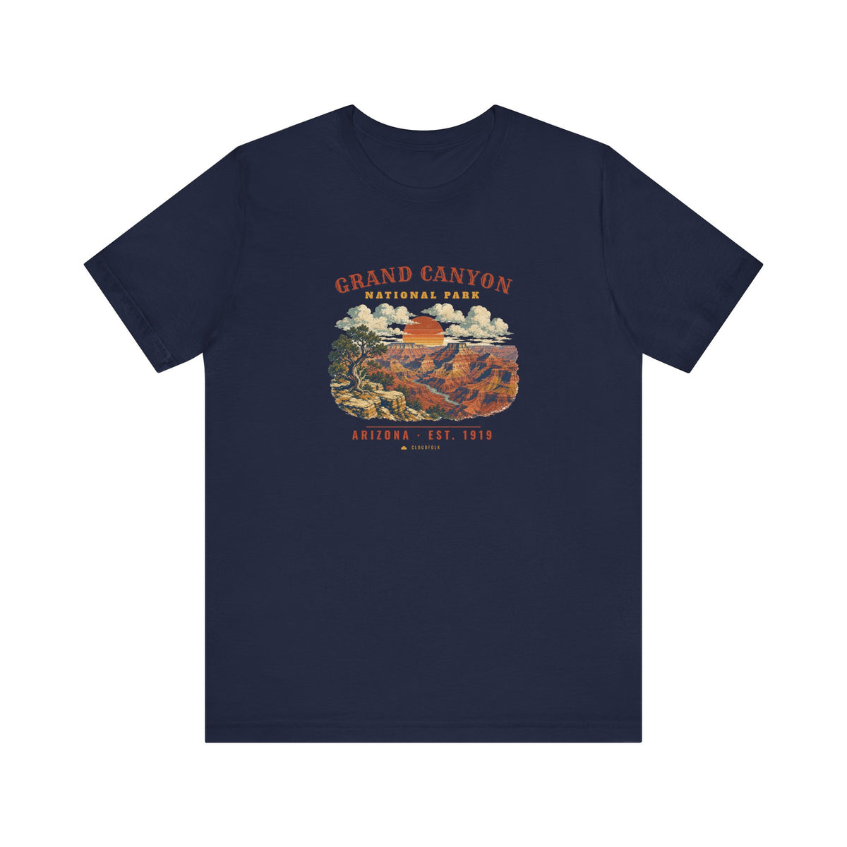 Grand Canyon National Park T-Shirt – Vintage South Rim Tee – Landscape
