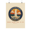 Yellowstone National Park Poster – Vintage Geyser Basin 18x24 Art Print – Emblem