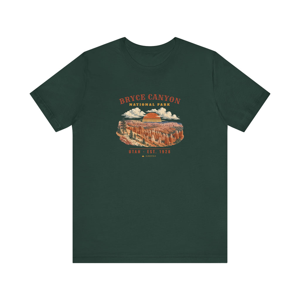 Bryce Canyon National Park T-Shirt – Vintage Hoodoo Amphitheater Tee – Landscape