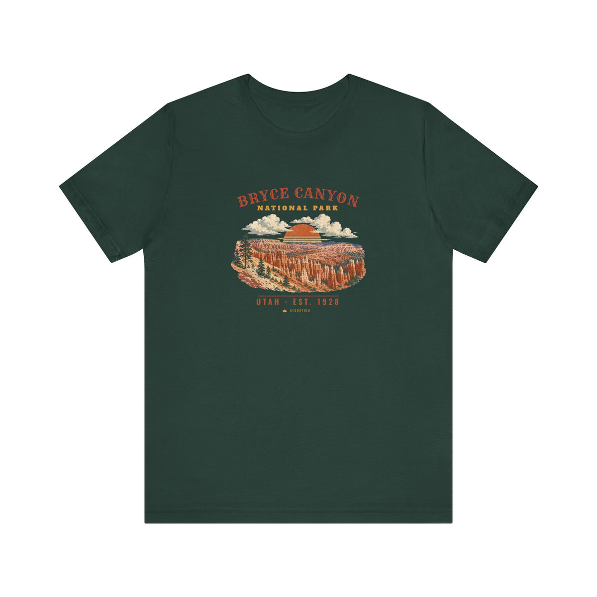 Bryce Canyon National Park T-Shirt – Vintage Hoodoo Amphitheater Tee – Landscape