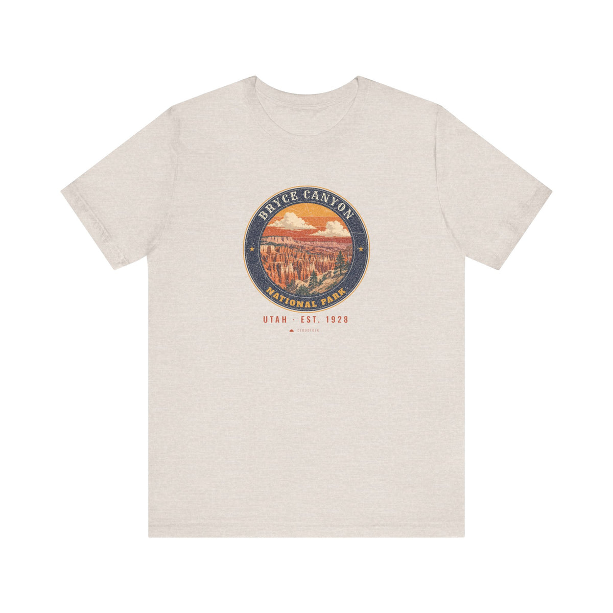 Bryce Canyon National Park T-Shirt – Vintage Hoodoo Amphitheater Tee – Emblem