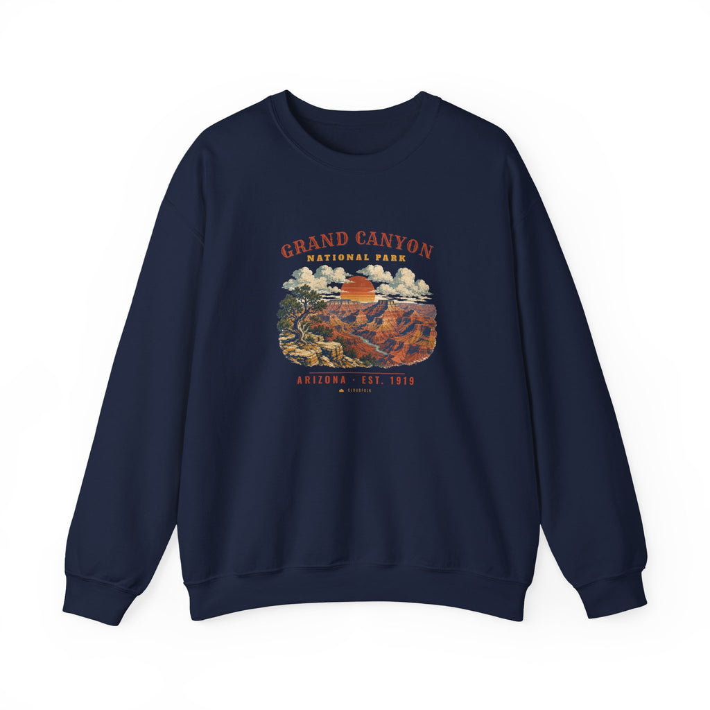 Grand Canyon National Park Sweatshirt – Vintage South Rim Crewneck – Landscape